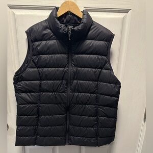 Eddie Bauer Women’s Lightweight EB650 Black Down Puffer Vest Black XL